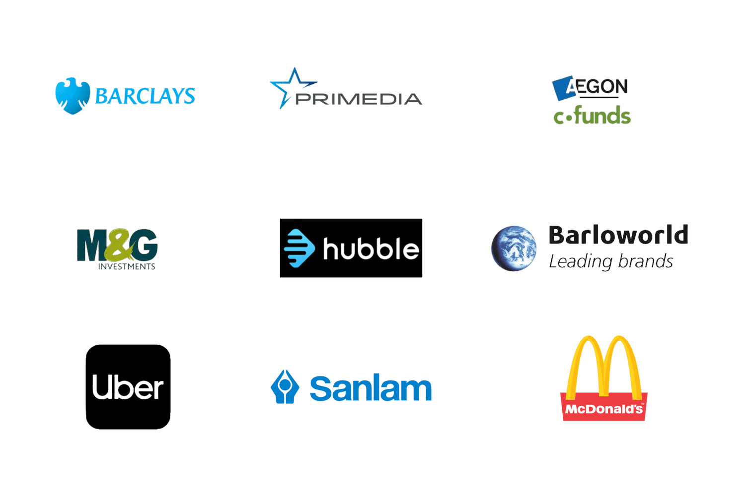 Some of companies helped in the past to optimise cash flow: M&G (UK); Barclays Global Investment Bank (UK); CoFunds (UK); Transnet (SA); Uber (Europe and South Africa); Hubble (SA; McDonalds (SA), Sanlam (SA); Primedia (SA).